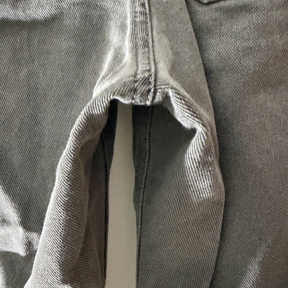 TNA Aritzia High Waisted Carpenter Greenwich Pant in Grey Size 4 Cotton Jean - Picture 11 of 16